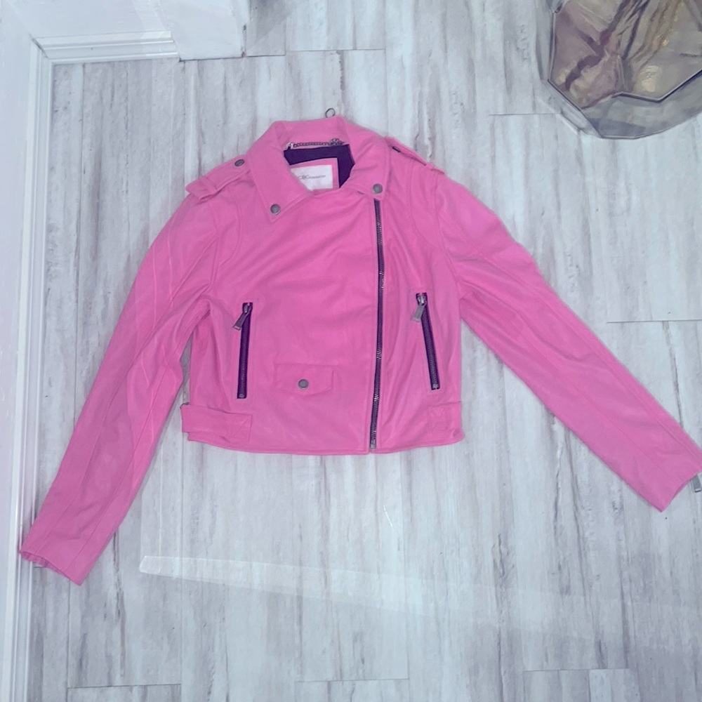 Pink Leather Jacket - image 1